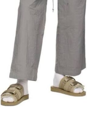 SUICOKE Moto-Cab Sandal Sherpa Slide Velcro Comfort Slip On Chunky Flip Flop